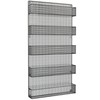 Hastings Home Hastings Home Wall Mount Spice Rack, Space Saving 5-Tier Kitchen or Pantry Shelves, Wire Metal Design 770897DXH